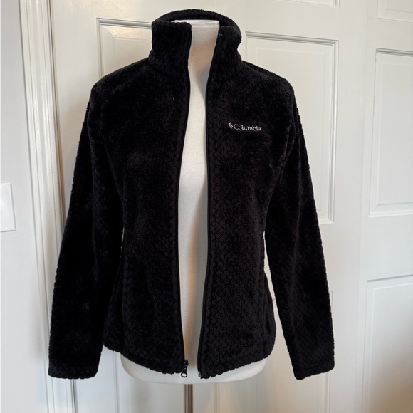 Columbia Women's Black Teddy Jacket - Picture 1 of 3